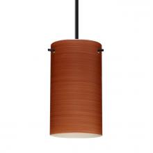 Besa Lighting 1BC-4404CH-LED-BK - Besa Stilo 7 LED Pendant Cherry Black 1x9W LED