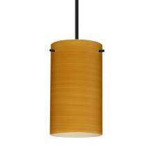 Besa Lighting 1BC-4404OK-LED-BK - Besa Stilo 7 LED Pendant Oak Black 1x9W LED