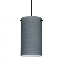 Besa Lighting 1BC-4404TN-MED-BK - Besa Stilo 7 Pendant Black Titan 1x40W MAX E26 Base