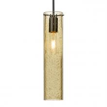 Besa Lighting 1JT-JUNI16GD-BK - Besa, Juni 16 Cord Pendant, Gold Bubble, Black, 1x60W MAX E26 Base