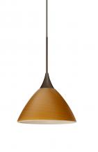 Besa Lighting 1XT-1743OK-LED-BR - Besa Pendant Domi Bronze Oak 1x6W LED