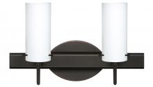 Besa Lighting 2SW-440307-BR - Besa Wall Copa 3 Bronze Opal Matte 2x40W G9