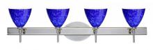 Besa Lighting 4SW-177986-LED-CR - Besa Wall Mia Chrome Blue Cloud 4x5W LED