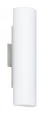 Besa Lighting 770207-SN - Besa Wall Baaz 16 Satin Nickel Opal Matte 2x40W B10