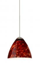 Besa Lighting RXP-177941-SN - Besa Pendant Mia Satin Nickel Garnet 1x50W Halogen