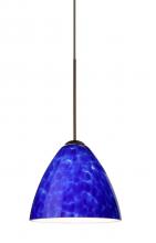 Besa Lighting RXP-177986-BR - Besa Pendant Mia Bronze Blue Cloud 1x50W Halogen