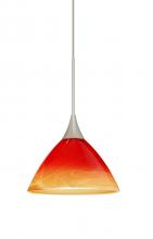 Besa Lighting X-1743SL-SN - Besa Pendant For Multiport Canopy Domi Satin Nickel Solare 1x50W Halogen