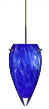 Besa Lighting 1JC-412586-BR - Besa Juli Pendant Bronze Blue Cloud 1x100W Medium Base