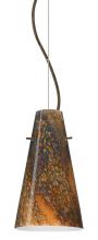 Besa Lighting 1KX-4124CE-LED-BR - Besa Cierro LED Cable Pendant Ceylon Bronze 1x9W LED