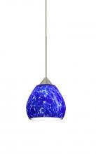 Besa Lighting XP-560586-SN - Besa Pendant Tay Tay Satin Nickel Blue Cloud 1x50W Halogen