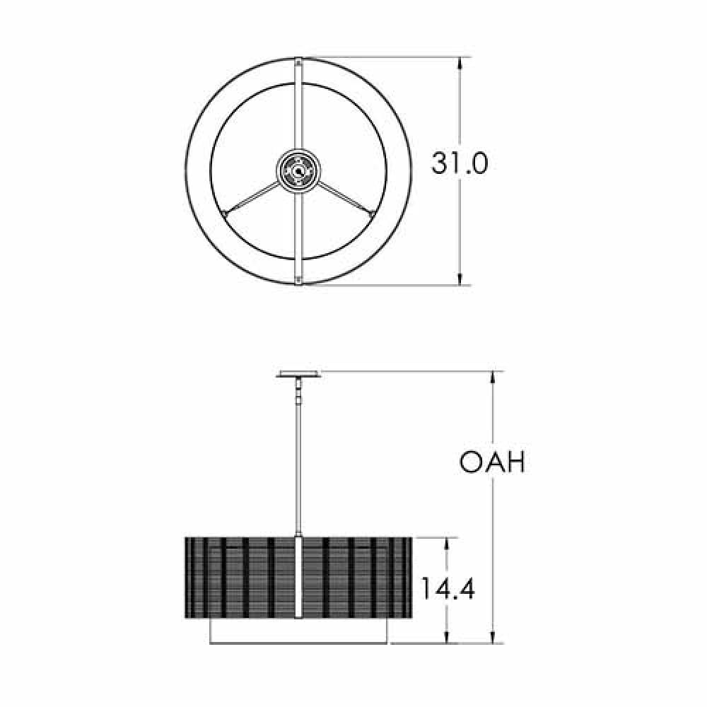 Downtown Mesh Drum - 31-Inch