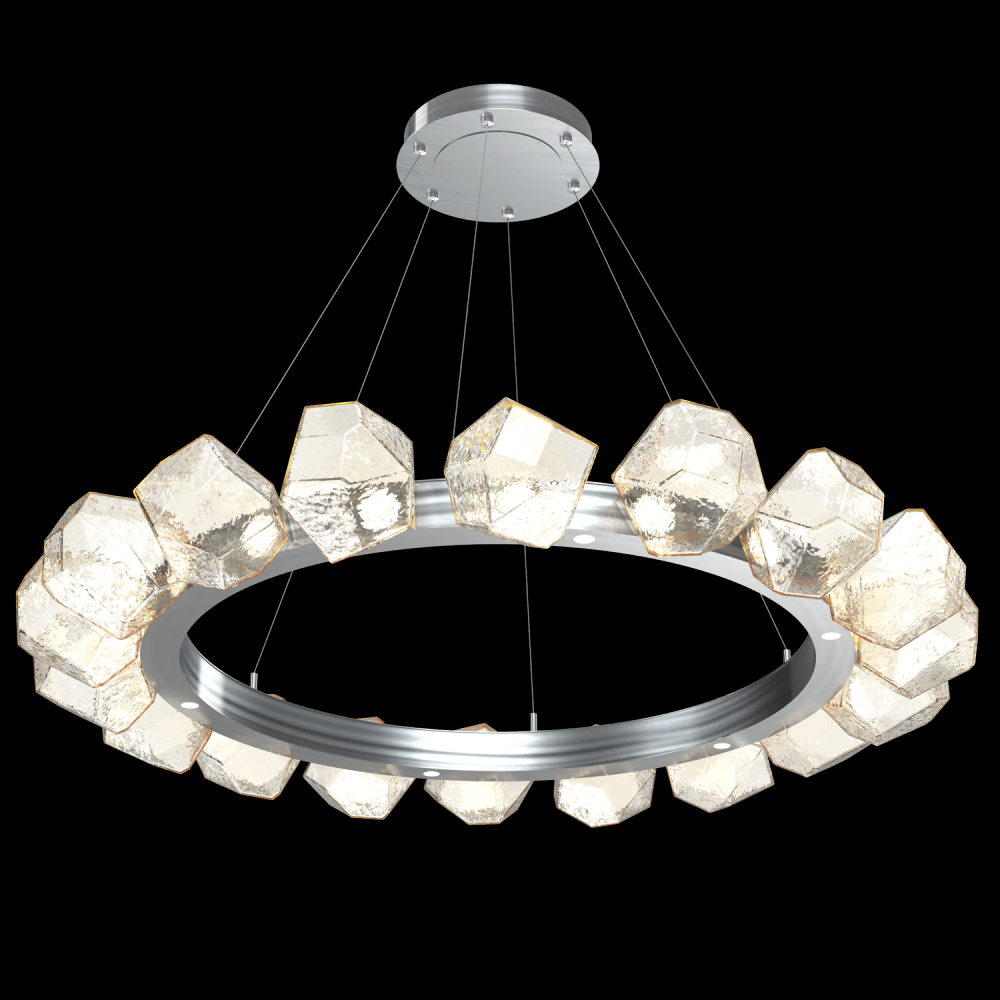 Gem Radial Ring - 48" -Satin Nickel