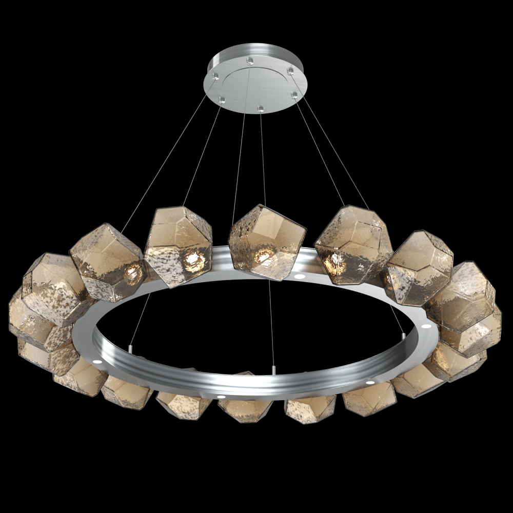 Gem Radial Ring - 48" -Satin Nickel