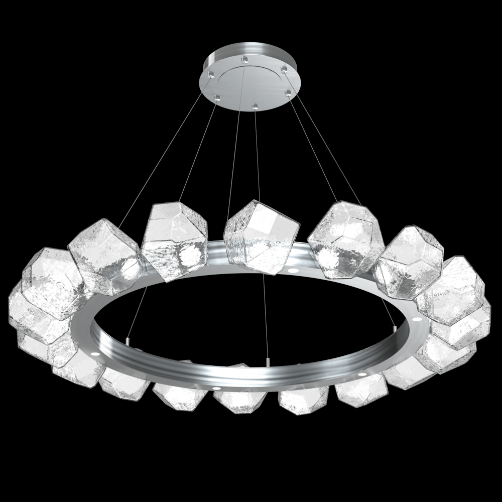 Gem Radial Ring - 48" -Satin Nickel