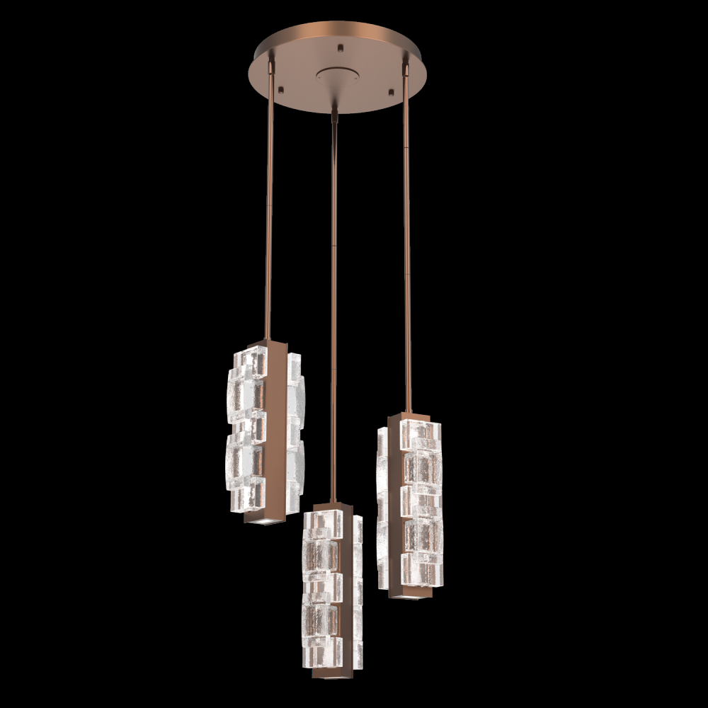 Tessera Round 3pc Multi-Pendant