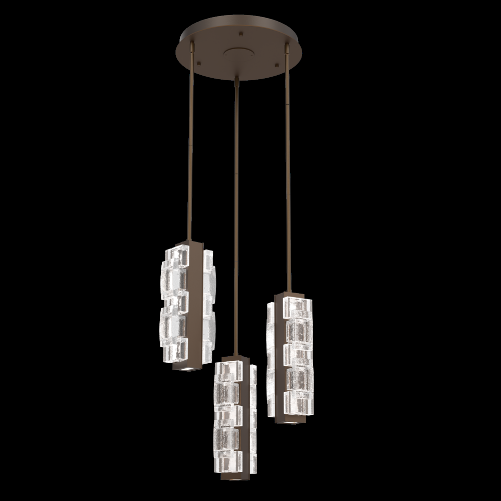 Tessera Round 3pc Multi-Pendant