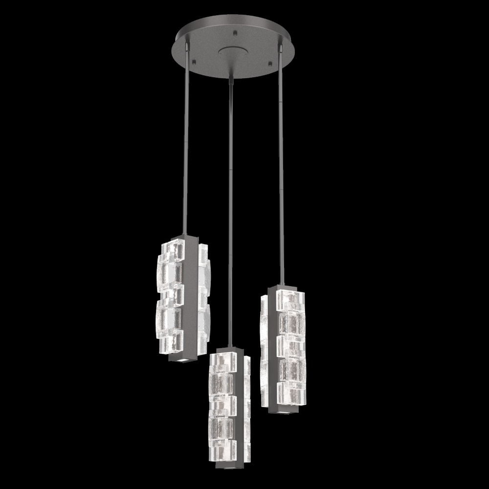 Tessera Round 3pc Multi-Pendant