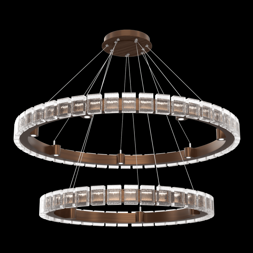 Tessera 38" & 50" Two-Tier Ring-Oil Rubbed Bronze