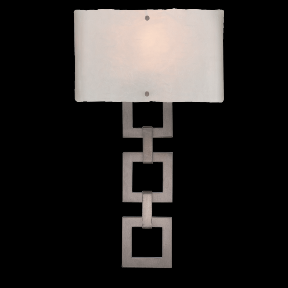 Carlyle Square Link Cover Sconce-0B 11"