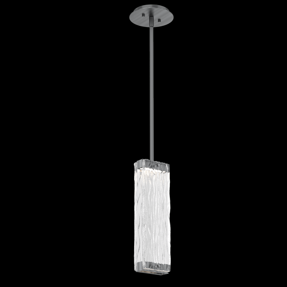 Tabulo Pendant-Gunmetal-Tidal Cast Glass