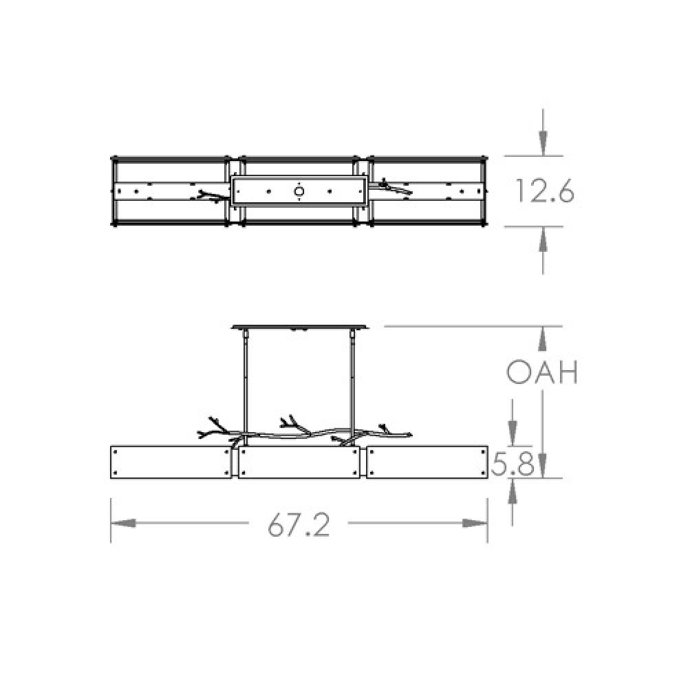 Ironwood Linear Suspension-0D-Oil Rubbed Bronze