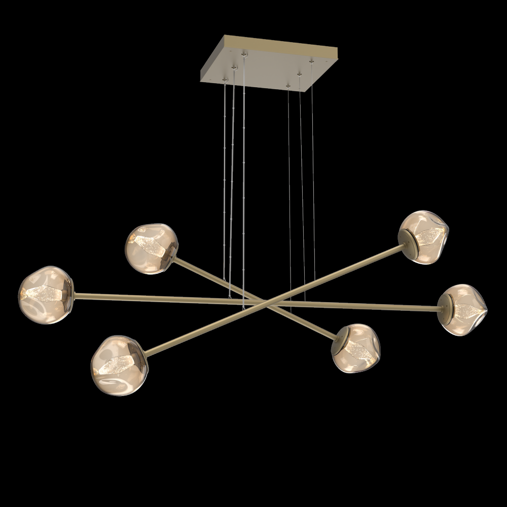 Luna Moda Multi-Piece Linear Chandelier