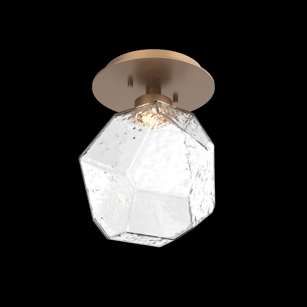 Single Glass Sconce & Flush Mount - Gem