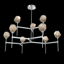 Hammerton CHB0039-55-SN-B-001-L3 - Gem Round Belvedere Chandelier-55-Satin Nickel