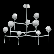 Hammerton CHB0039-55-SN-S-001-L3 - Gem Round Belvedere Chandelier-55-Satin Nickel