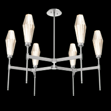 Hammerton CHB0049-37-SN-RA-001-L3 - Aalto Round Belvedere Chandelier-37-Satin Nickel