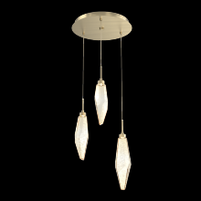 Hammerton CHB0050-03-HB-CA-C01-L3 - Rock Crystal Round 3pc Multi-Pendant