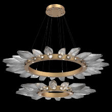 Hammerton CHB0050-2T-NB-CS-CA1-L1 - Rock Crystal Two-Tier Radial Ring