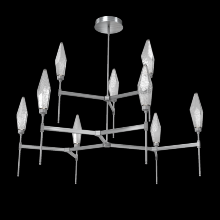 Hammerton CHB0050-54-GM-CS-001-L3 - Rock Crystal Round Belvedere Chandelier-54-Gunmetal