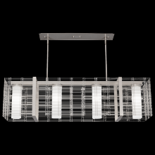 Hammerton PLB0020-60-BS-F-001-L3 - Downtown Mesh Linear Suspension-60-Metallic Beige Silver