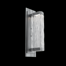 Hammerton IDB0090-01-GM-TT-L3 - Tabulo Sconce-Gunmetal-Tidal Cast Glass