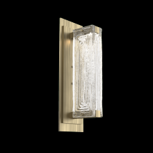 Hammerton IDB0090-01-HB-TL-L3 - Tabulo Sconce-Heritage Brass-Linea Cast Glass