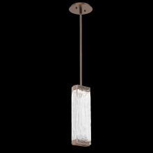 Hammerton LAB0090-01-BB-TL-001-L3 - Tabulo Pendant-Burnished Bronze-Linea Cast Glass