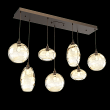 Hammerton PLB0048-07-FB-OA-C01-E2 - Misto Linear 7pc Multi-Pendant