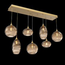 Hammerton PLB0048-07-GB-OB-C01-E2 - Misto Linear 7pc Multi-Pendant