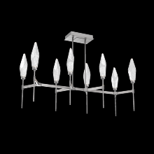 Hammerton PLB0050-48-SN-CC-001-L3 - Rock Crystal Linear Belvedere Suspension-48-Satin Nickel