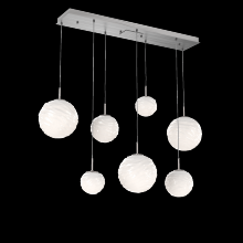 Hammerton PLB0092-07-SN-WL-C01-L3 - Gaia Linear 7pc Multi-Pendant