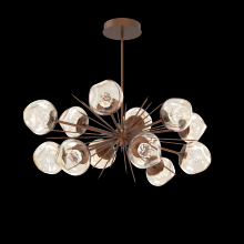 Hammerton PLB0095-0D-BB-FA-001-L1 - Luna Oval Starburst Chandelier