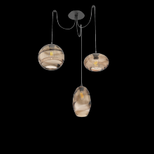 Hammerton SCB0048-03-MB-OB-C01-E2 - Misto Round 3pc Swag Multi-Pendant