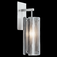 Hammerton IDB0044-14-BS-FR-E2 - Textured Glass Sconce - 14-Inch