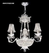 James R Moder 94121GA11 - Princess Chandelier with 3 Lights; Gold Accents Only