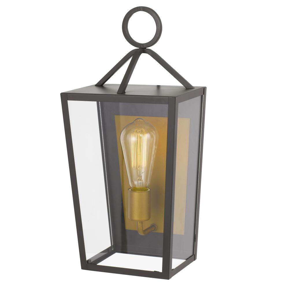 Monterrey 17 In 1-Light Satin Brass Outdoor Wall Sconce Lamp