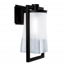 Norwell 1196-MB-FR - Drape Outdoor Wall Light - Matte Black