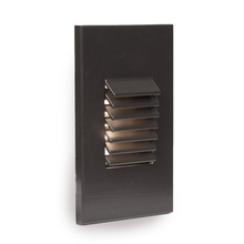 WAC US WL-LED220F-AM-BZ - LED Vertical Louvered Step and Wall Light