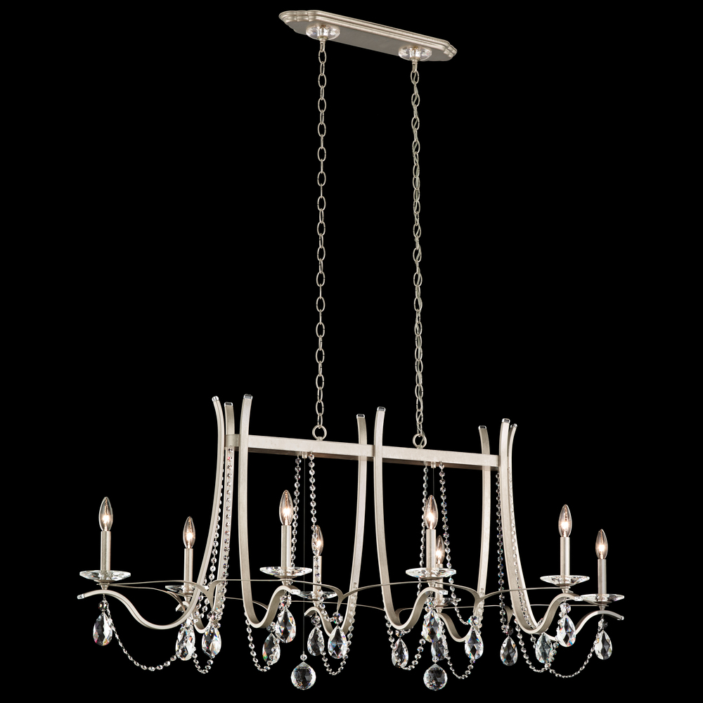 Vesca 8 Light 120V Chandelier in Heirloom Bronze with Clear Radiance Crystal