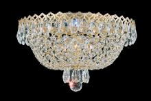 Schonbek 1870 2616-211O - Camelot 3 Light 120V Flush Mount in Aurelia with Clear Optic Crystal